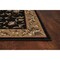 Homeroots 7 ft. 7 in. Round Polypropylene Black & Beige Area Rug 352880 - alternate 5